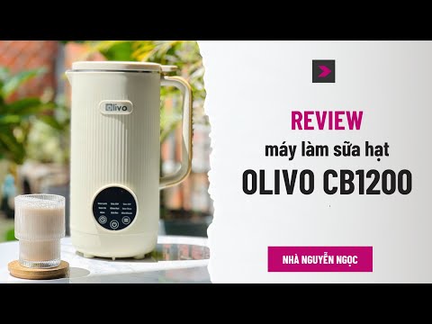 Review of Olivo CB1200 nut milk maker. Capacity 1.2 liters