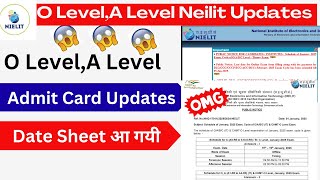 O Level jan25 exam | o level january 2025 admit card | o level january 2025 exam date