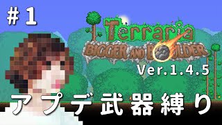【テラリア】一級建築士が1.4.5を冒険 / アプデ武器縛り #1【Terraria / 配信 / 実況】