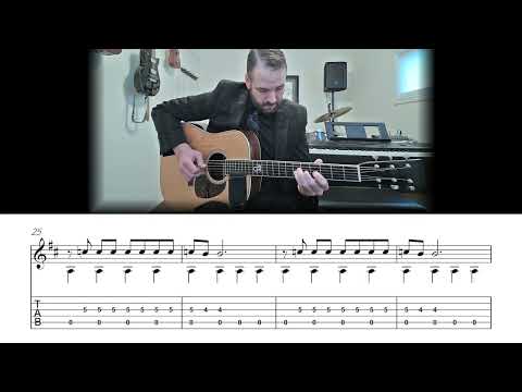 Goodbye Blue Sky - Fingerstyle Guitar Lesson (Sheet Music + TAB)