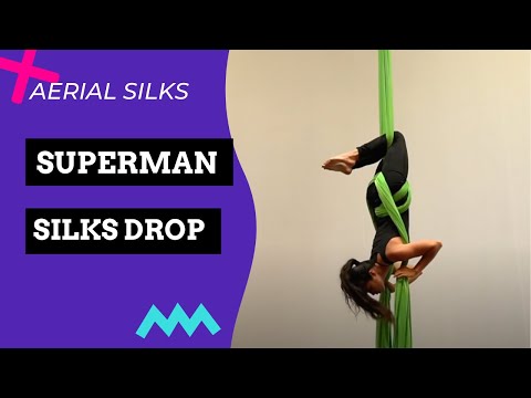 Super Fun Superman AERIAL SILKS DROP