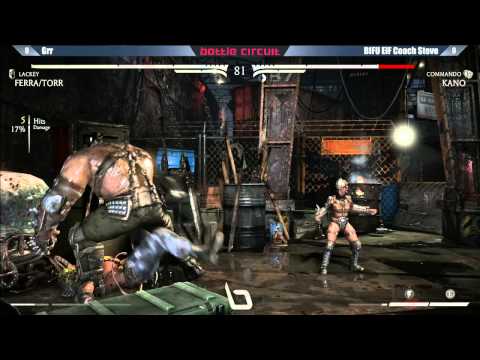 Next Level Battle Circuit 120 - MKX - Grr (Ferra/Torr) vs BIFU EIF Coach Steve (Kano)