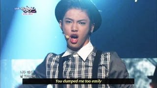 C-CLOWN - Shaking Heart (2013.05.04) [Music Bank w/ Eng Lyrics]