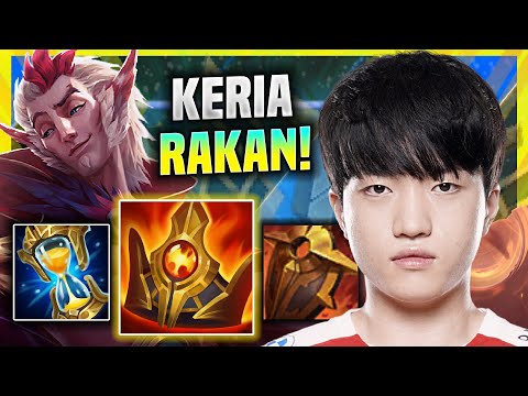 LEARN HOW TO PLAY RAKAN SUPPORT LIKE A PRO! - T1 Keria Plays Rakan SUPPORT vs Thresh!