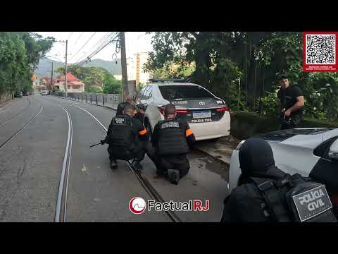 Policias são atacados durante operação nos Prazeres no R.J.