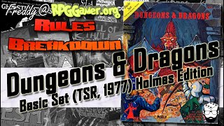 How the 1977 D&D Basic Set Works - Dungeons & Dragons - Holmes Edition (TSR, 1977) | Rules Breakdown