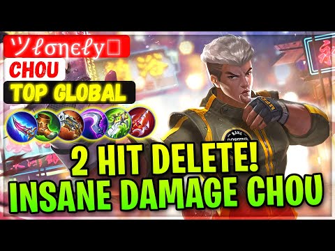 2 HIt Delete! Insane Damage Combo [ Top Global Chou ] ツℓσηєℓу࿐ - Mobile Legends Emblem And Build