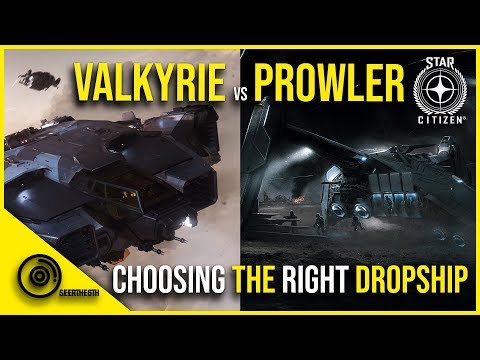Choosing The Right DropShip | Valkyrie VS  Prowler  | Star Citizen 3.5.1