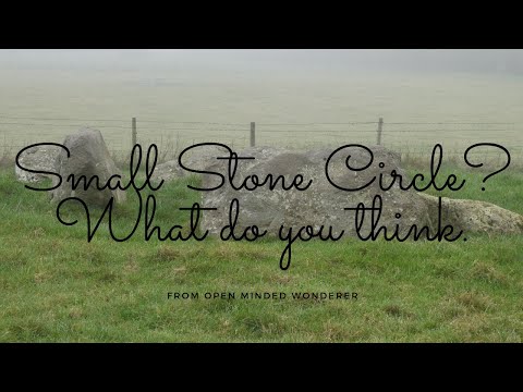 A small stone circle or bell barrow not far from Avebury