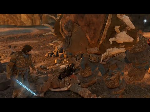 Rescuing Baranor with Idril in Gorgoroth on Shadow of War