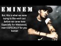 Eminem: Westwood Freestyle Lyrics Part [3/3 ...
