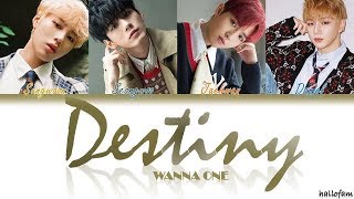 Wanna One (워너원) – &#39;Destiny&#39; (Intro.) [Han/Rom/Indo] Color Coded Lyrics Sub Indo