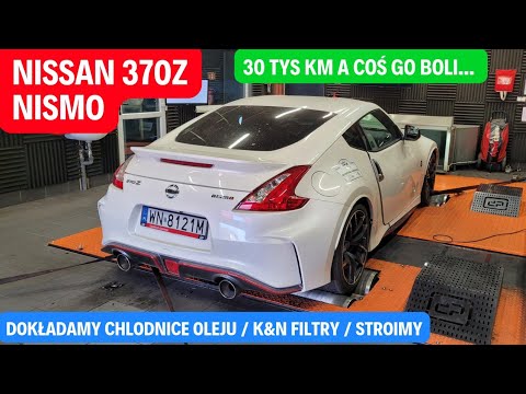 Nissan Nismo 370Z - remap strojenie po zmianie na sportowe filtry K&N oraz dołożenie chlodnicy oleju