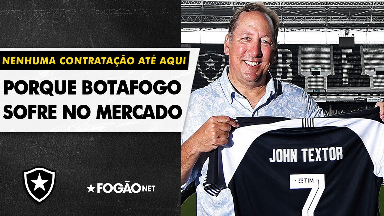 VÍDEO | Concorrência forte e mercado inflacionado: as dificuldades do Botafogo