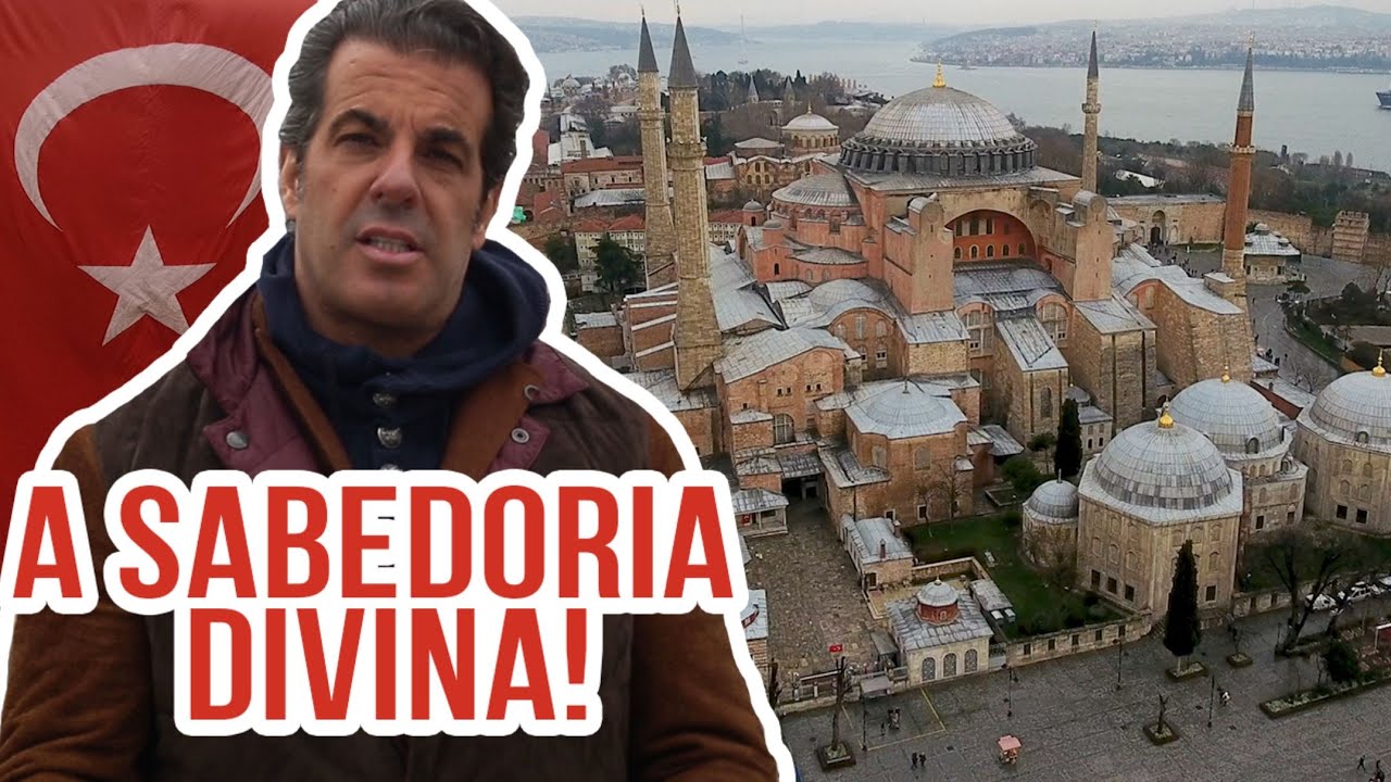 Dentro da Hagia Sophia, o maior símbolo de Istambul