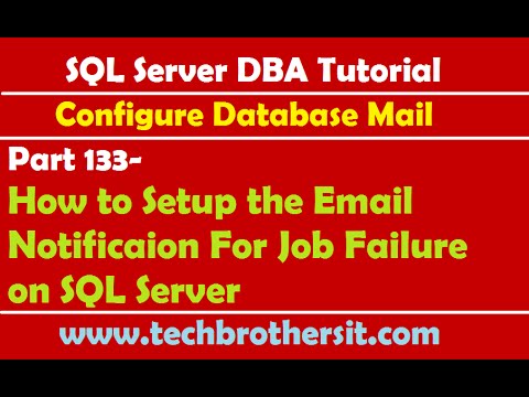 SQL Server DBA-Tutorial 133 – So richten Sie die E-Mail-Benachrichtigung bei Jobfehlern auf SQL S...