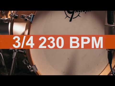 🔴 230 BPM 3/4 Kick Drum Metronome