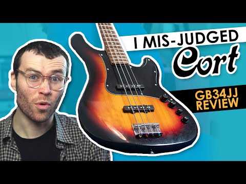 Cort GB34JJ 3TS | GB Series Bass Guitar, 3 Tone Sunburst. New with Full Warranty! image 6