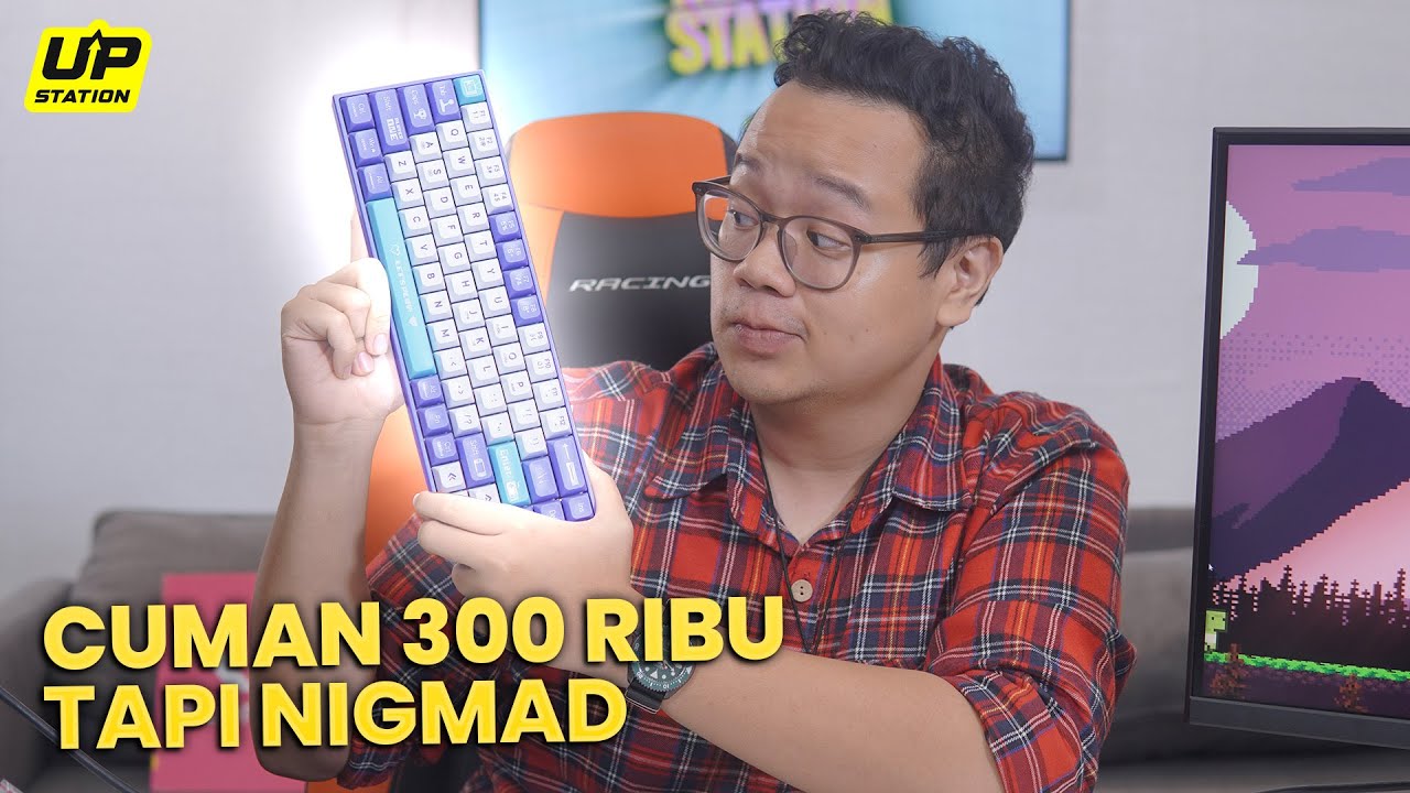  Mau Keyboard Nikmad? Cuman Modal 300 Ribu Aja! - Review Ajazz AK680 Pro | Review Station