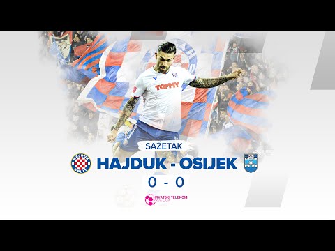 HNK Hajduk Split 0-0 NK Osijek :: Resumos :: Vídeos 