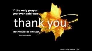 Prayer of Thanksgiving