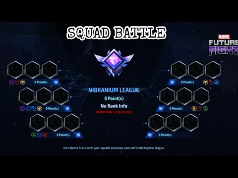[SQUAD BATTLE] Play game in vibranium league #marvel_future_fight