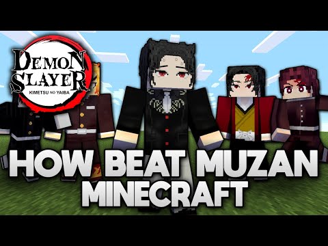 ROCKLE GAMING - How To Beat Muzan In Minecraft Demon Slayer Mod 1.16.5 (2021)