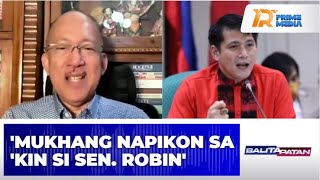 Llamas: Mukhang napikon si Sen. Robin Padilla sa palitan namin ng opinyon sa isyu s... | Balitapatan