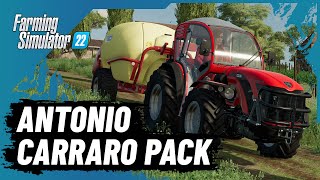 Watch and explore about Farming Simulator 22 - ANTONIO CARRARO Pack