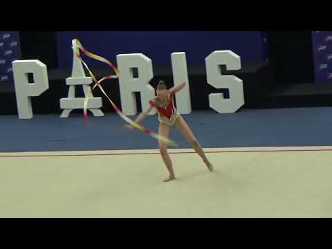 Yseult ZAVAGNO ruban - 2025 Championnats de France Junior AA