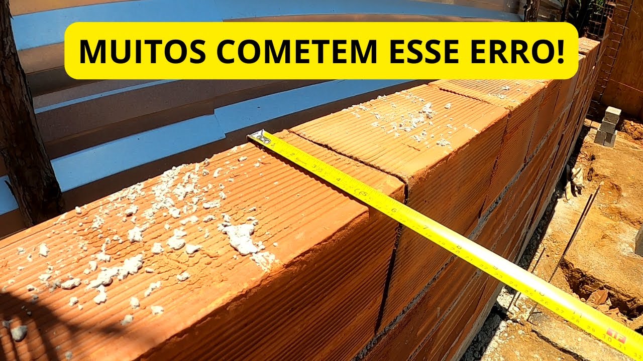 Largura DO tijolo PROJETO vs EXECUÇÃO