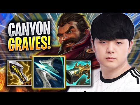 CANYON SHOWTIME WITH GRAVES! - DK Canyon Plays Graves JUNGLE vs Lee Sin! | Season 2023