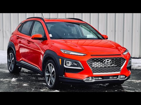2018 Hyundai Kona 1.6T Ultimate AWD in Orange for sale at 3E Auto Sales in Mount Pearl, NL