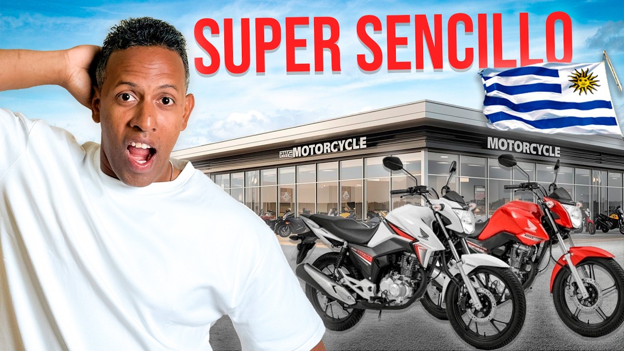 Es Fácil comprar tu moto hoy en URUGUAY. Visitamos un NEGOCIO de MOTOS
