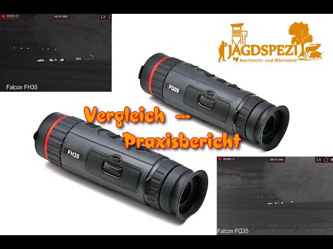 Hikmicro Falcon FH35 vs. FQ35 in comparison and practical test