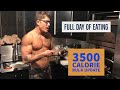 WHAT I EAT IN A DAY | FULL DAY OF EATING 3500 CALORIES A DAY | BULKING JOURNEY UPDATE
