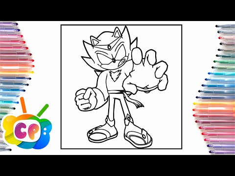 Sonic coloring pages/ Sonic art / Elektronomia - Energy [NCS Release]