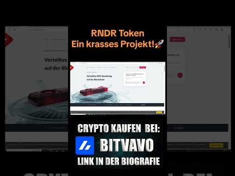 RNDR, kennst du schon den Render Token? RNDR Render  #rndr #crypto #bitcoin #xrp #ethereum #krypto