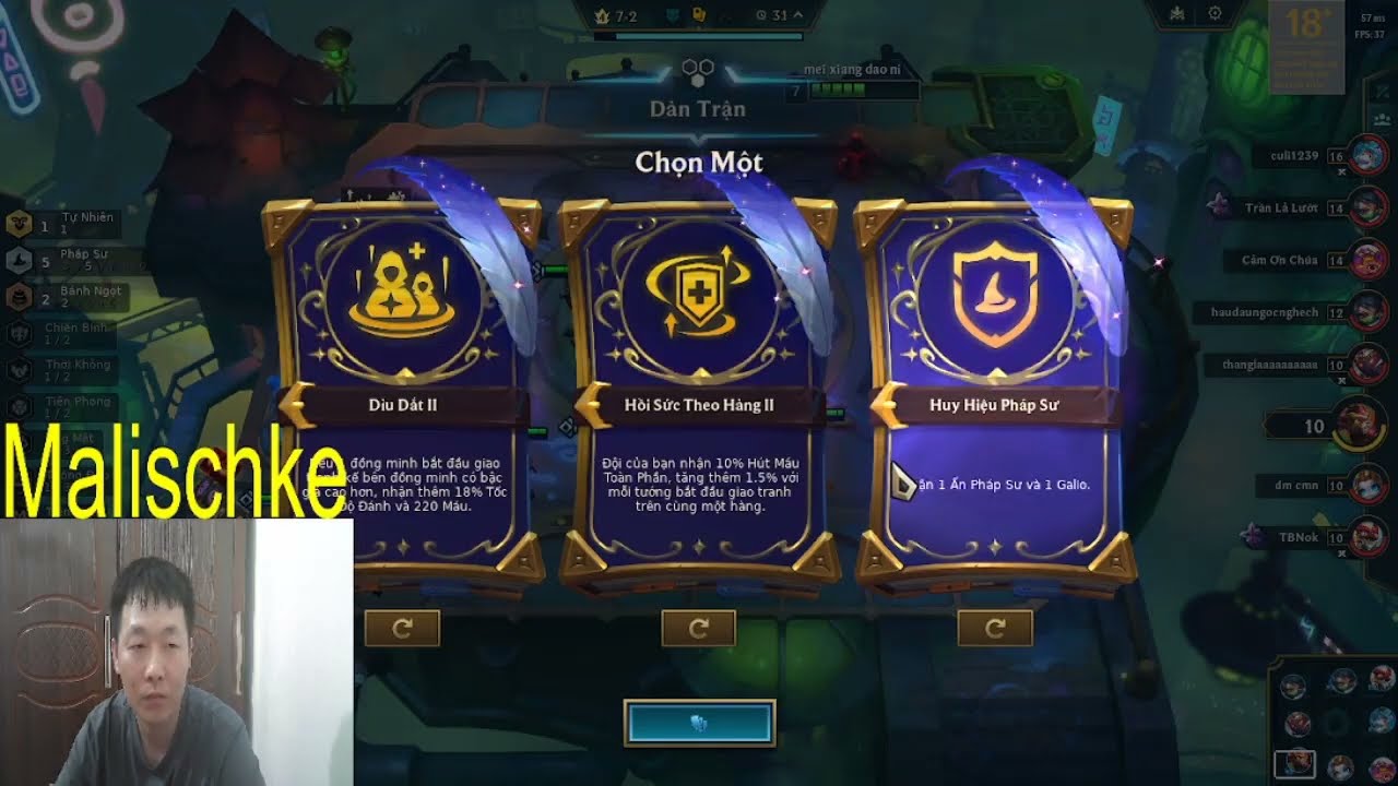 [Malischke TFT] Chơi Bài Pháp Sư Quá Phế