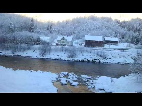 Oslo til Bergen med tog Jan 2012 (musikk av Nomad 927)