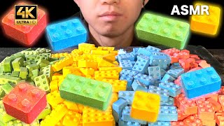 【ASMR】(NO TALKING)Colorful block RAMUNE sweets カラフルブロックラムネを食べる音【咀嚼音/씹는 소리/EatingSound】