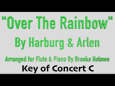 "Over The Rainbow" Flute or Violin & Piano with original intro - Judy Garland Style - Sheet Music