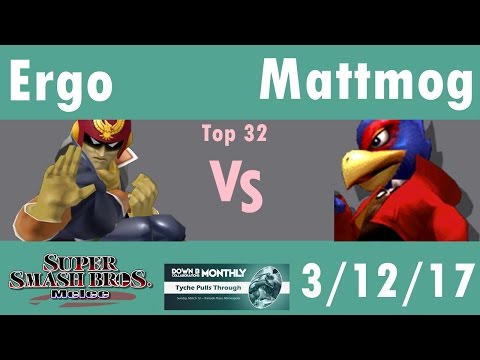 [Melee Singles Top 32] Ergo (Falcon) vs Mattmog (Falco) [Down B March Monthly]