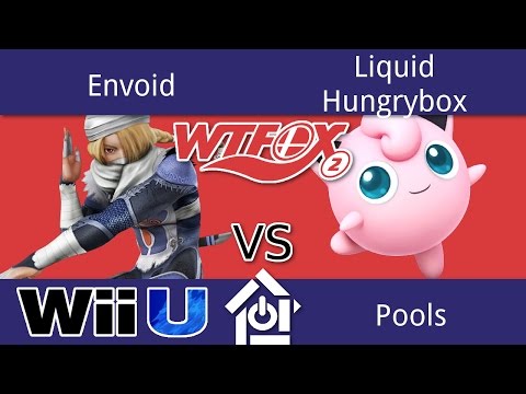 WTFox2 - Envoid (Sheik) vs Liquid Hungrybox (Jigglypuff) - Smash 4 Pools