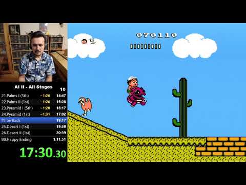 Adventure Island 2 All Stages in 1:07:36 (Speedrun)