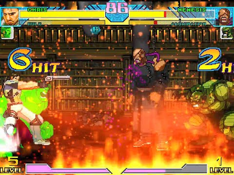 Chris Redfield & Hulk vs Nemesis & Abomination