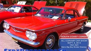 preview picture of video 'Corvairs All Corvair Car Show Downey Ca'
