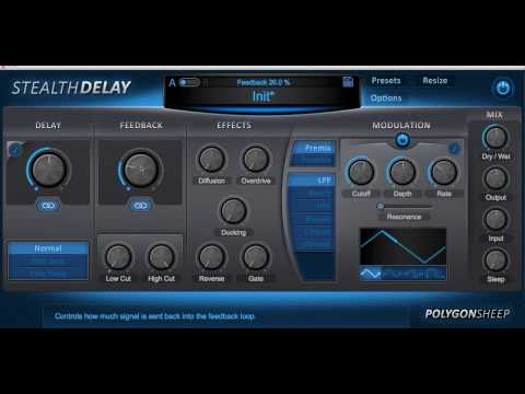 Stealth Delay UI Overview
