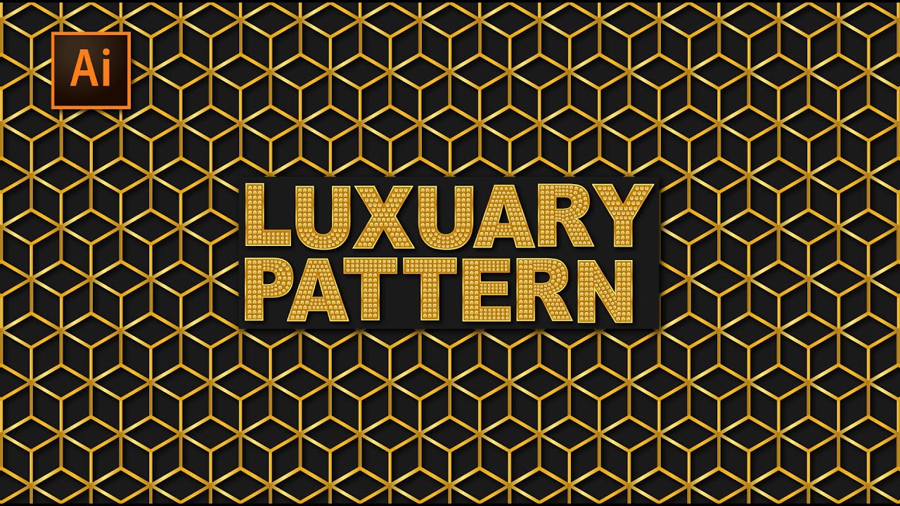 How To Make Luxury Pattern Background | Adobe Illustrator CC