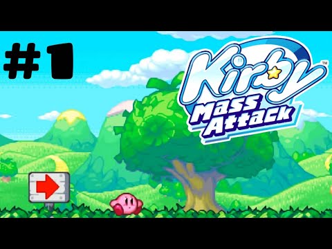 Let's Play: Kirby Mass Attack Part 1 "Nostalgia Overload!"